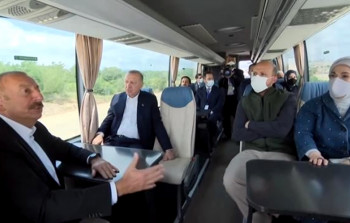 Əminə Ərdoğanla İlham Əliyevin səmimi dialoqu – VİDEO